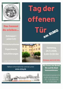 Herzliche Einladung zum Tag der offenen Tür
